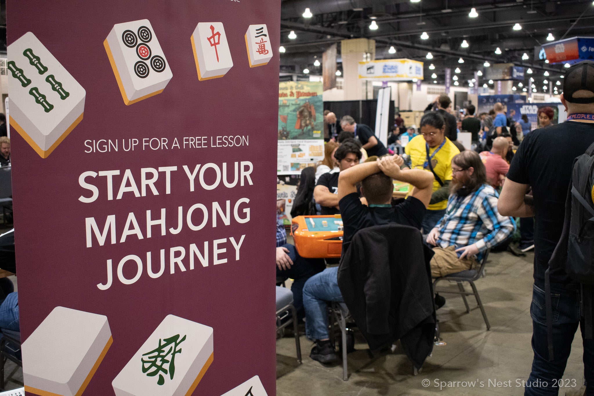 Mahjong at PAX Unplugged 2023 Sparrow's Nest Studio