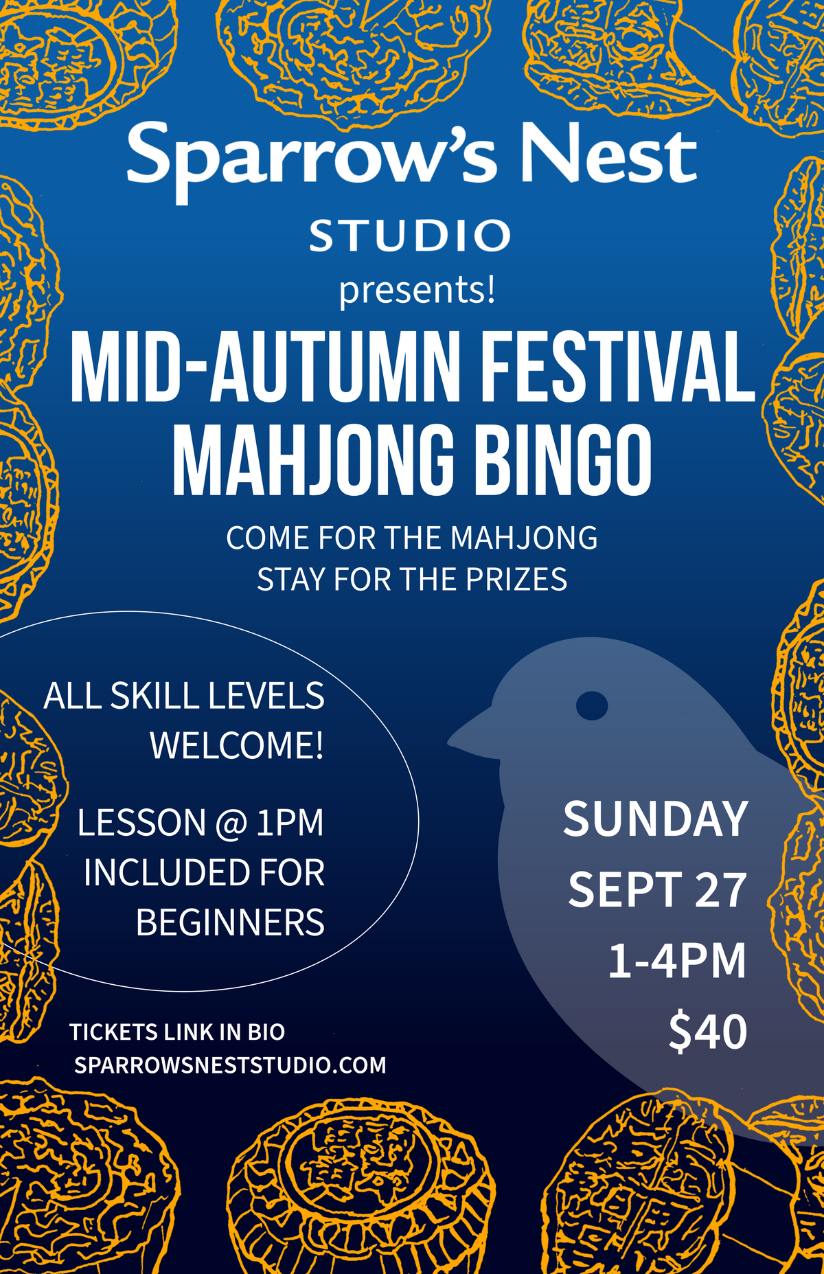 Mid-Autumn Festival Mahjong Bingo