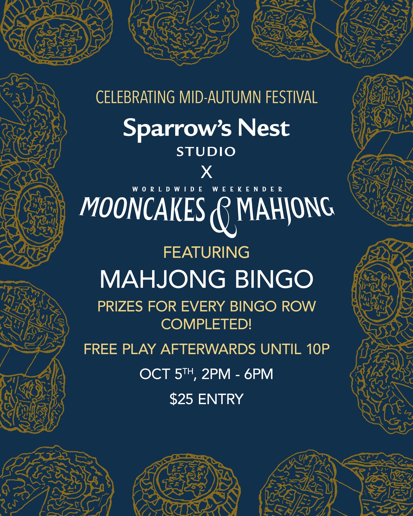 Ticket to Mooncakes and Mahjong - October 5th